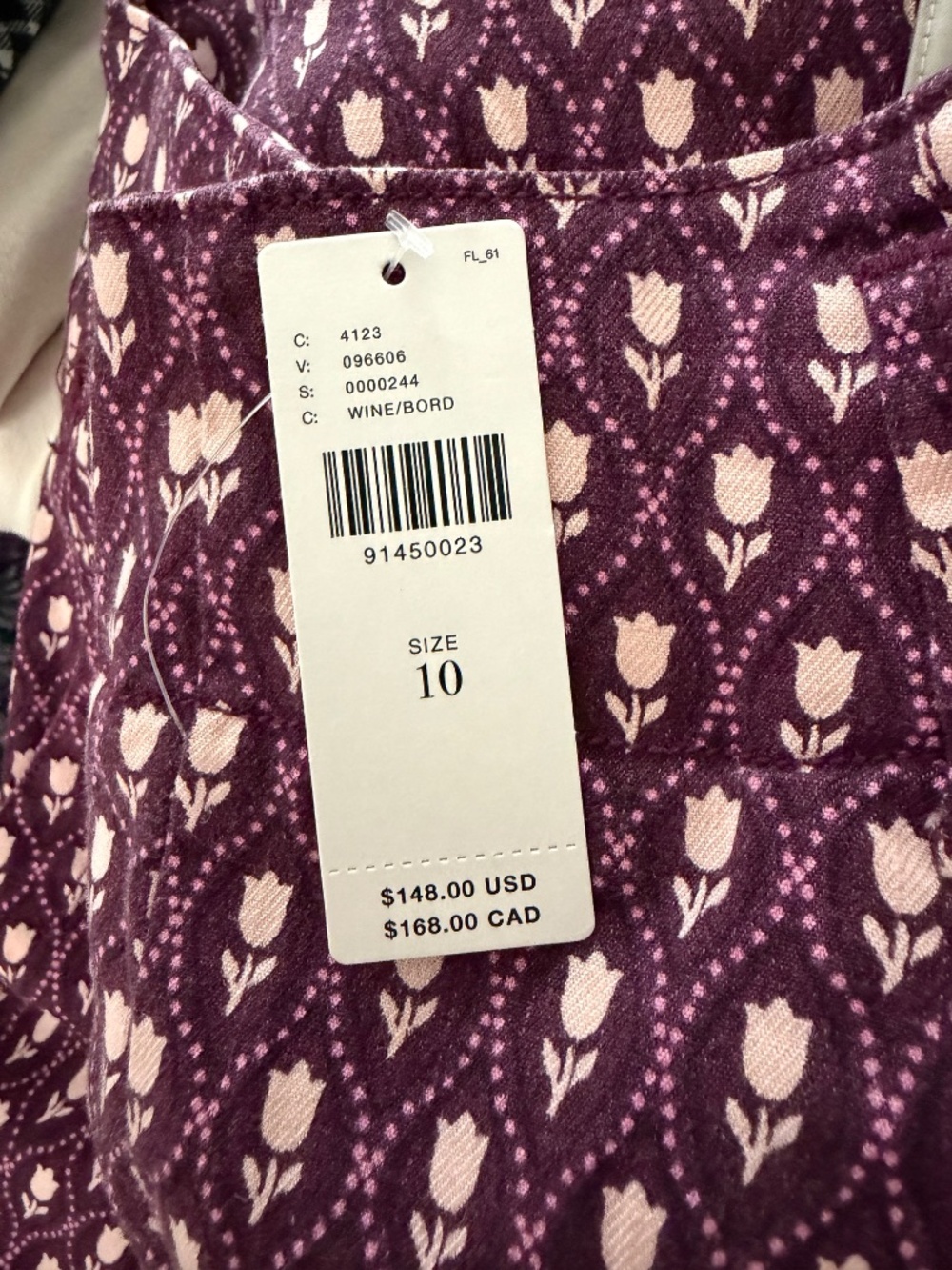 Anthropologie Maeve "the Naomi" floral print Pant NWT sz 10 - Picture 4 of 6